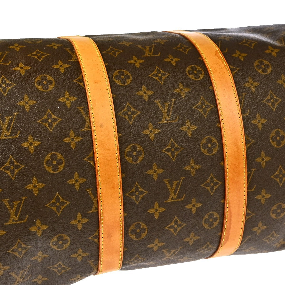 Louis Vuitton Keepall 55 Travel Handbag Monogram