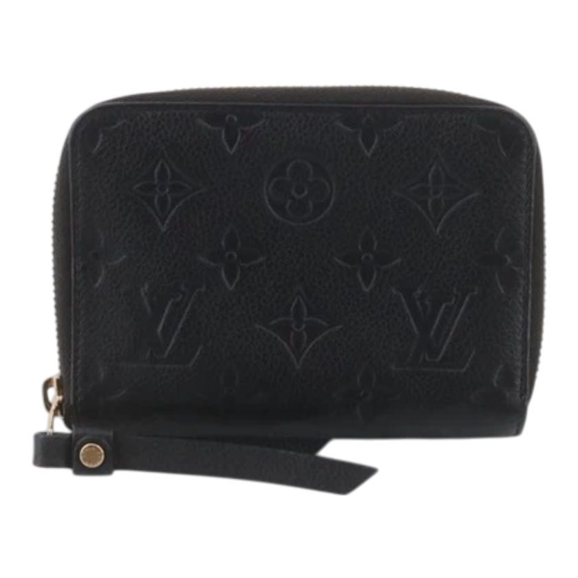 Louis Vuitton Bleu Infini Monogram Empreinte Leather Secret Compact Wallet |-9625512885