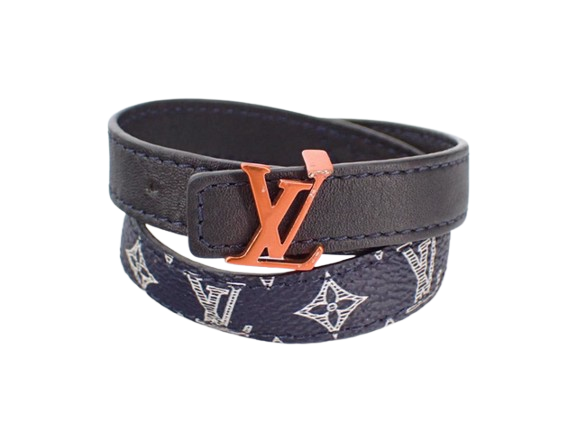 Louis Vuitton LV Monogram Leather Bracelet