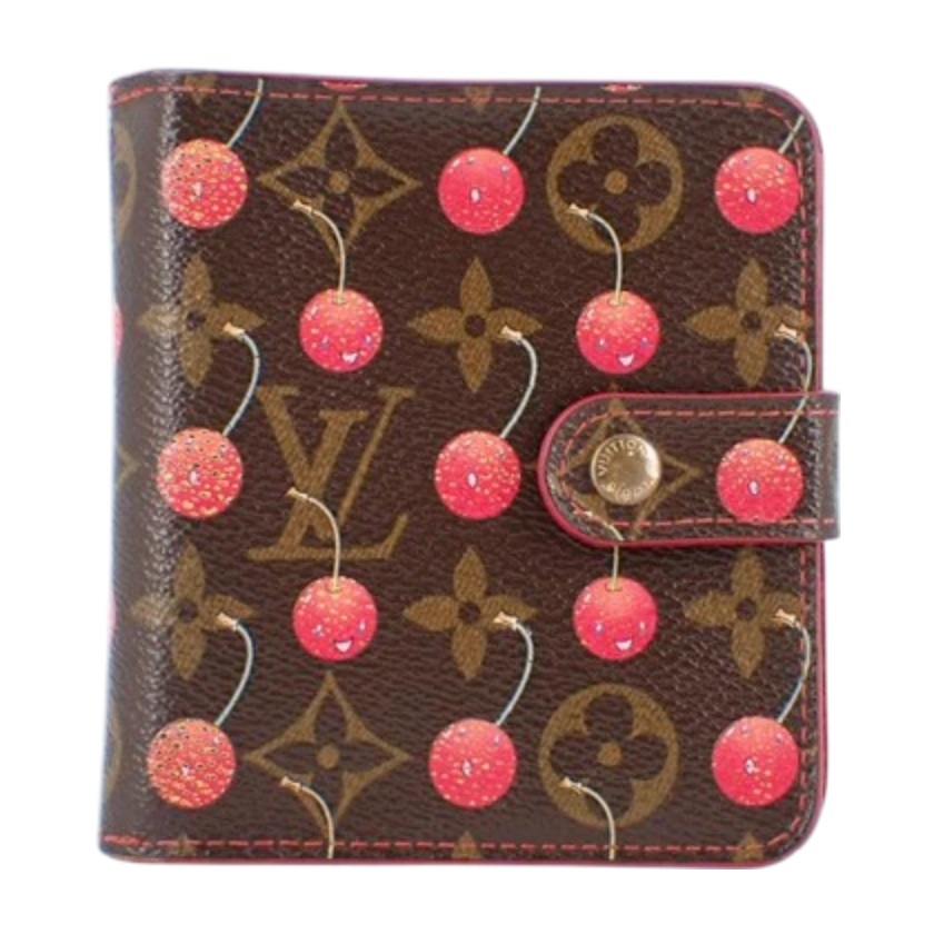 Louis Vuitton Monogram Cerises Compact Zippe Wallet-9880963707