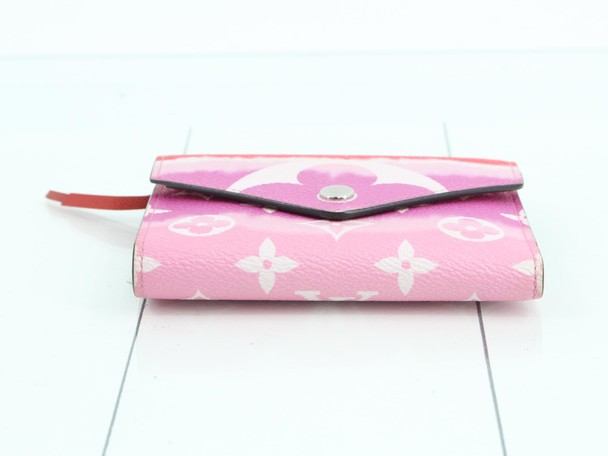 Louis Vuitton Monogram Escale Victorine Wallet Red