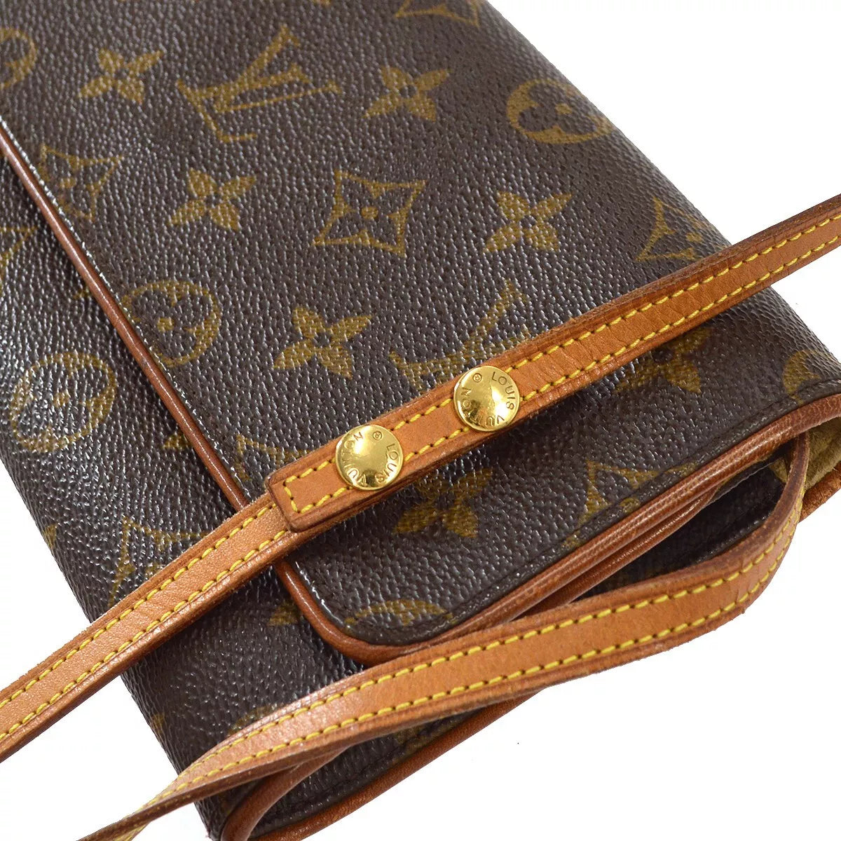 Louis Vuitton Pochette Twin GM Monogram Crossbody Bag