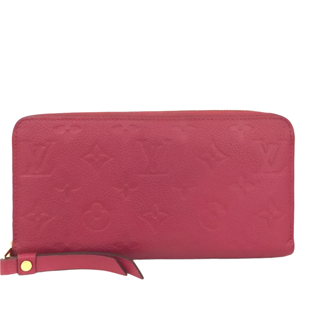 Louis Vuitton Monogram Empreinte Leather Zippy Wallet